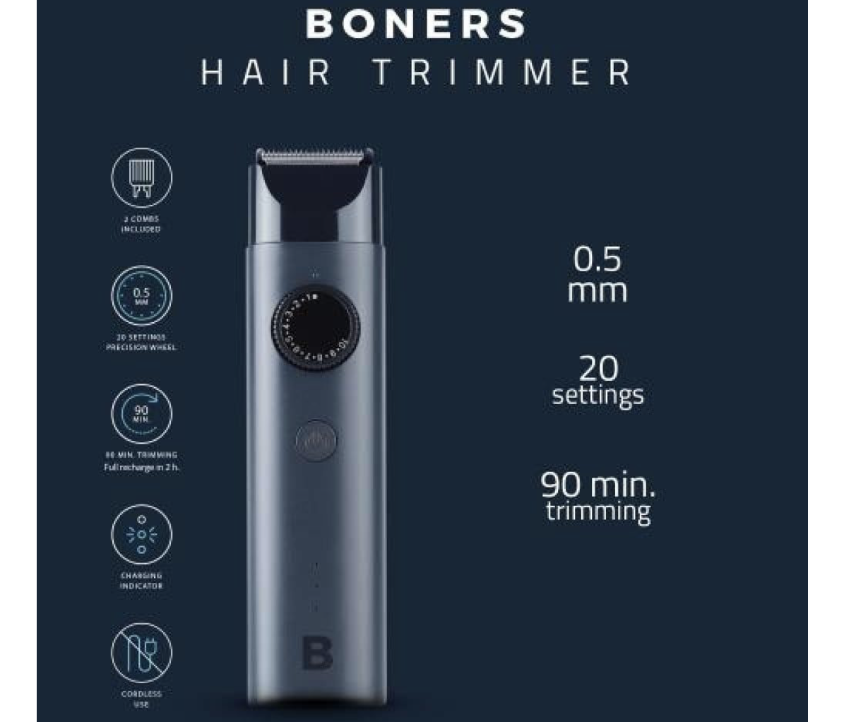  BON201    Boners Hair Trimmer Shaver 