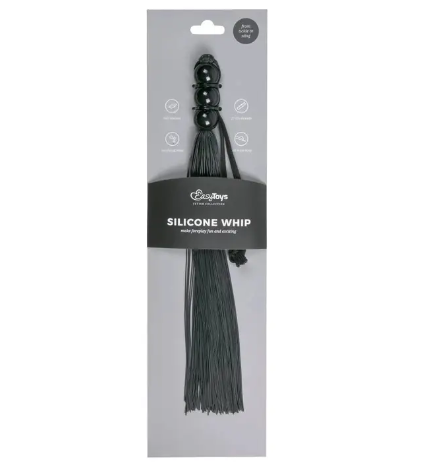   Easytoys Black Silicone Whip, 32 
