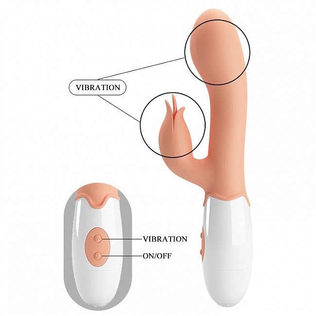   Pretty Love Bloody Mary Clitoris Vibrator Flesh