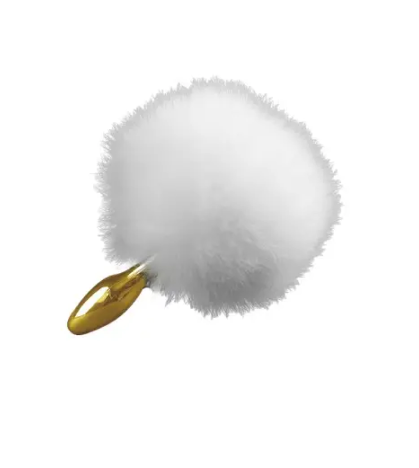  Upko Rabbit Fur Bunny Tail Small Butt Plug