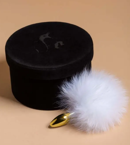   Upko Rabbit Fur Bunny Tail Small Butt Plug