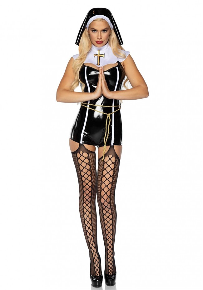     Leg Avenue Vinyl Sinful Sister, 