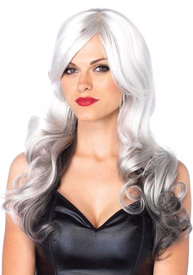   Leg Avenue Allure Multi Color Wig Grey/Black