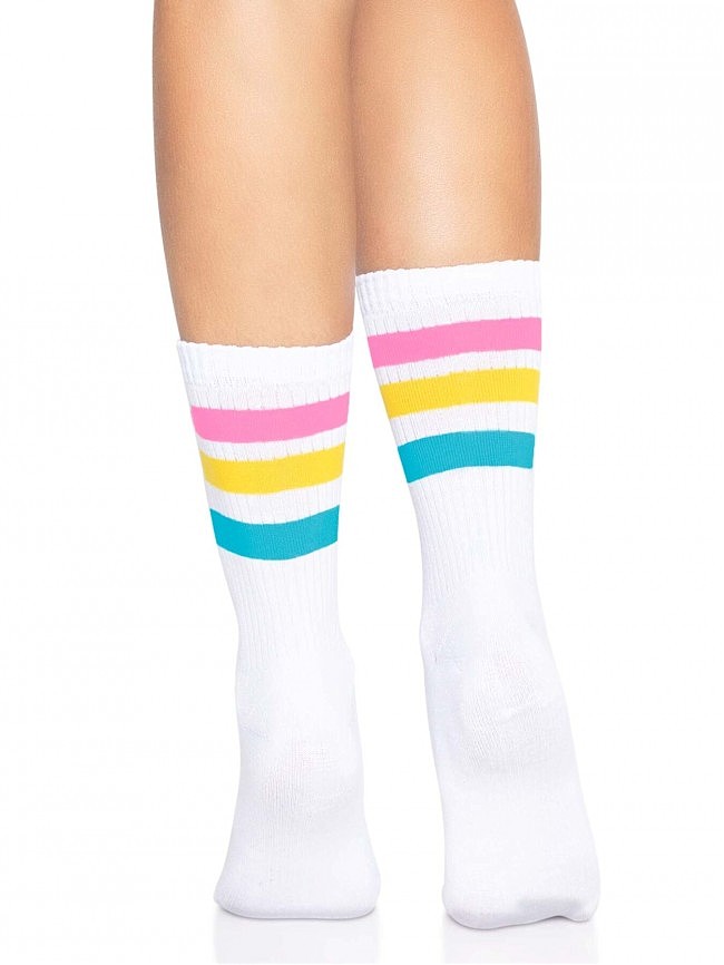  Leg Avenue Pride crew socks Pansexual