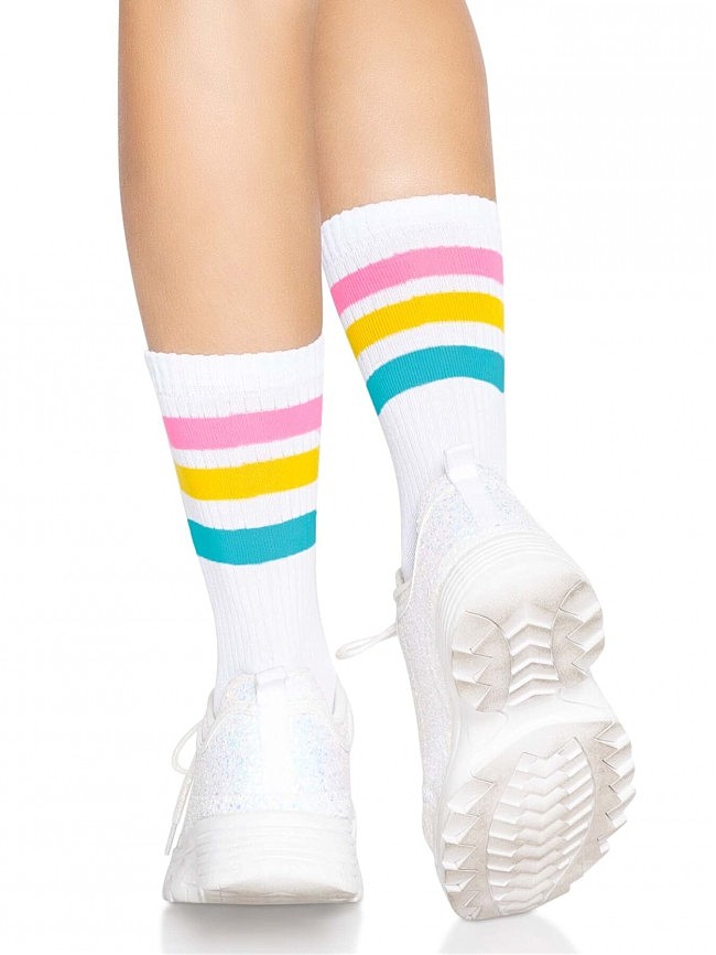  Leg Avenue Pride crew socks Pansexual