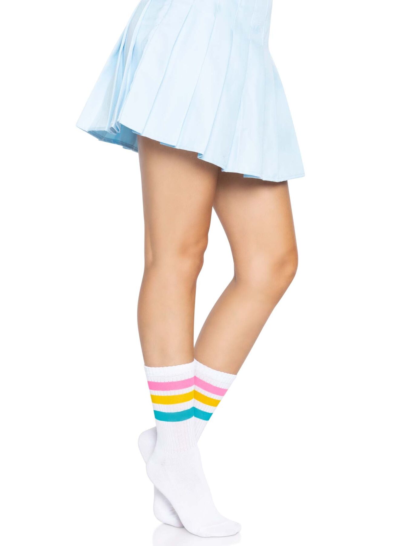  Leg Avenue Pride crew socks Pansexual