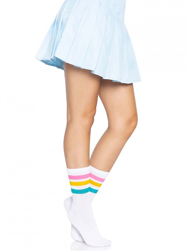 Leg Avenue Pride crew socks Pansexual