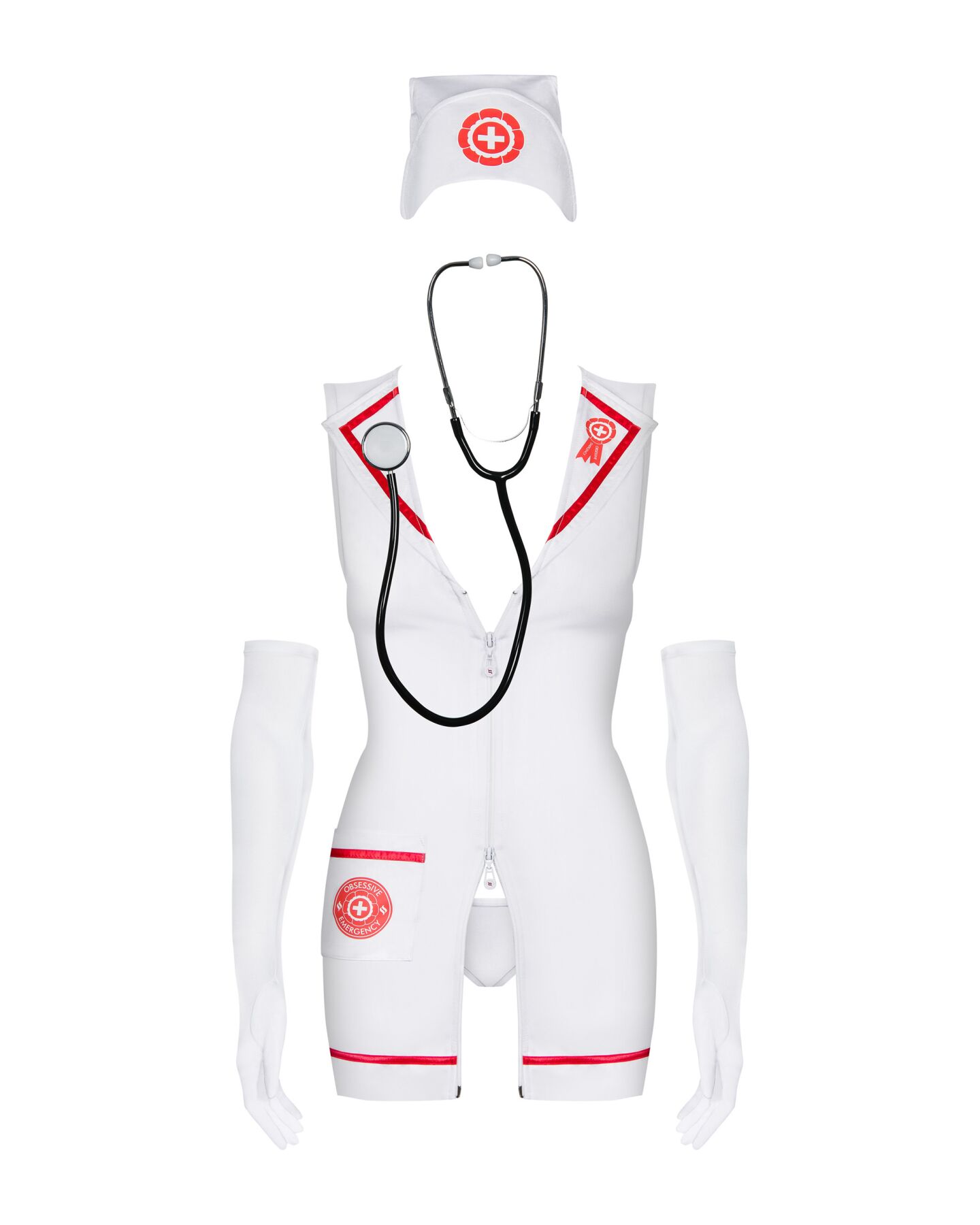   Obsessive Emergency dress S/M + stethoscope