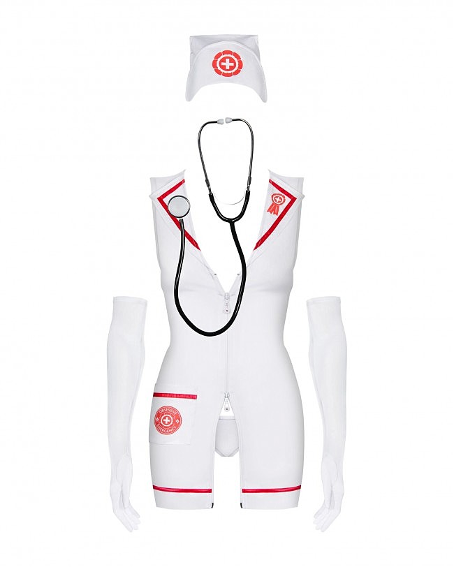   Obsessive Emergency dress S/M + stethoscope