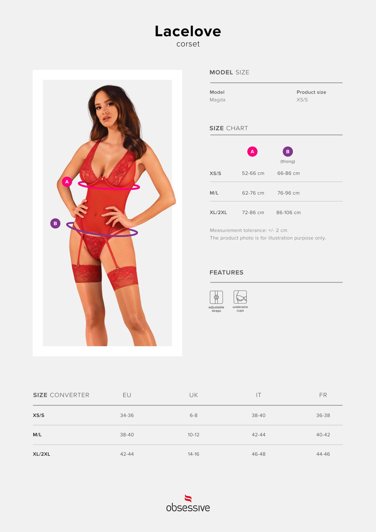 Obsessive Lacelove corset