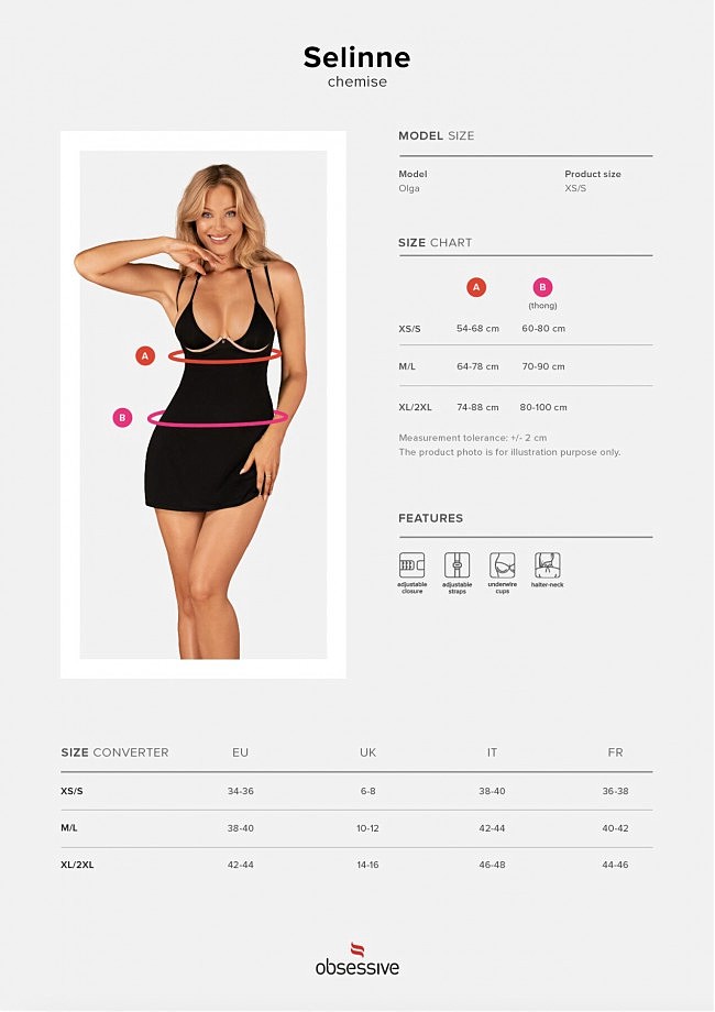  Obsessive Selinne chemise & thong