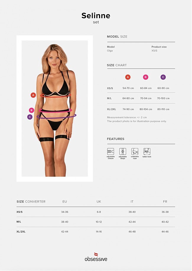 Obsessive Selinne 3-pcs set 
