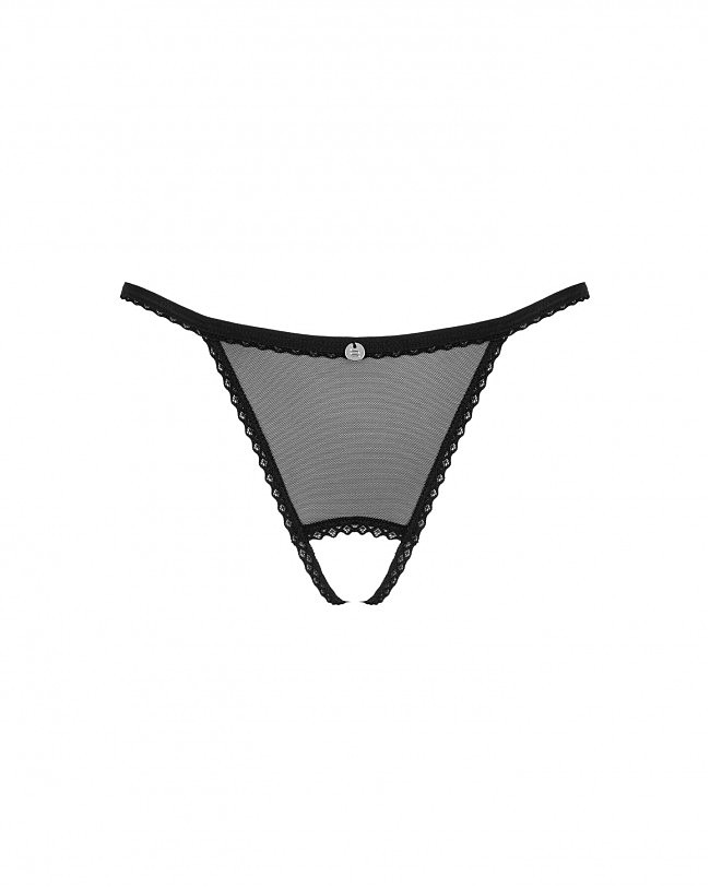     Obsessive Celia Noir crotchless thong