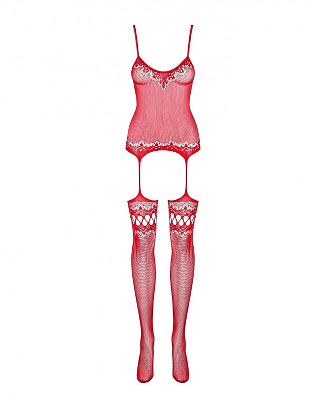  Obsessive Bodystocking F214 red S/M/L,      