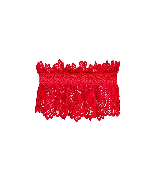   Obsessive Amor Cherris garter, red