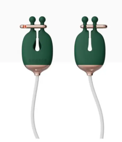       Qingnan No.2 Vibrating Nipple Clamps Green