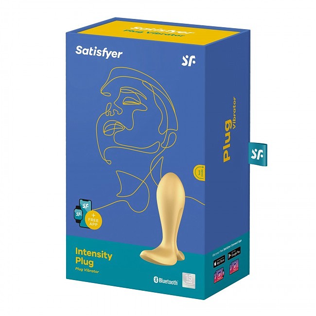    Satisfyer Intensity Plug Gold +APP