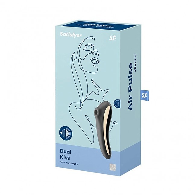   Satisfyer Dual Kiss Black  