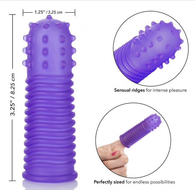    California Exotic intimate Play Finger Tingler Purple