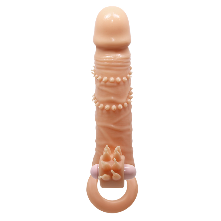 ����������� ����� ������� �� �����  Pretty Love Connor Vibrating Penis Sleeve Flesh