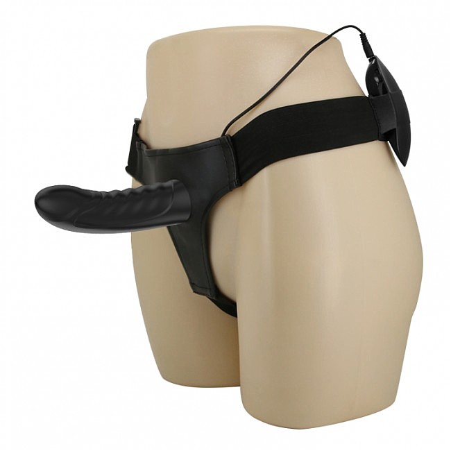    Pretty Love Marvin Vibrating StrapOn Harness Black, 16.2 