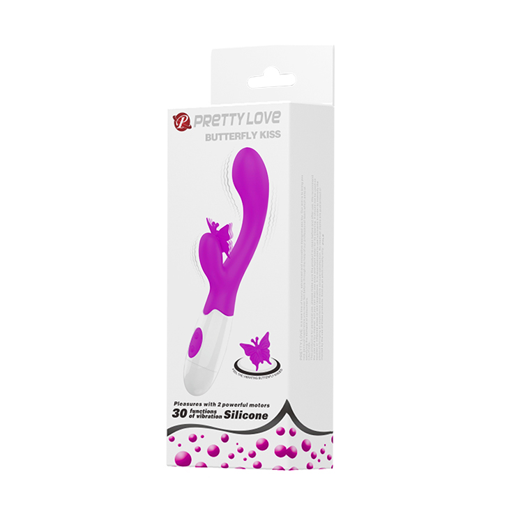   Pretty Love Butterfly Kiss Vibrator Purple