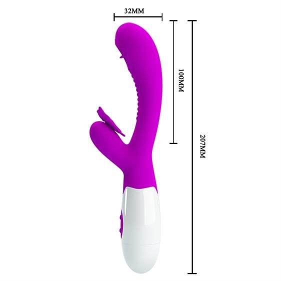    Pretty Love Moth Clitoris Vibrator Purple