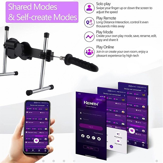  - Hismith AK-09 Sex Machine APP  