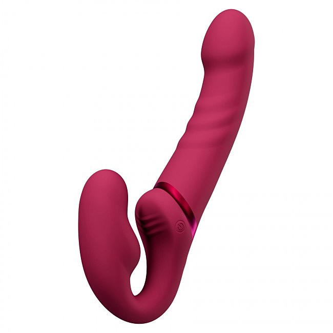   Lovense Lapis vibrating strapless strap-on