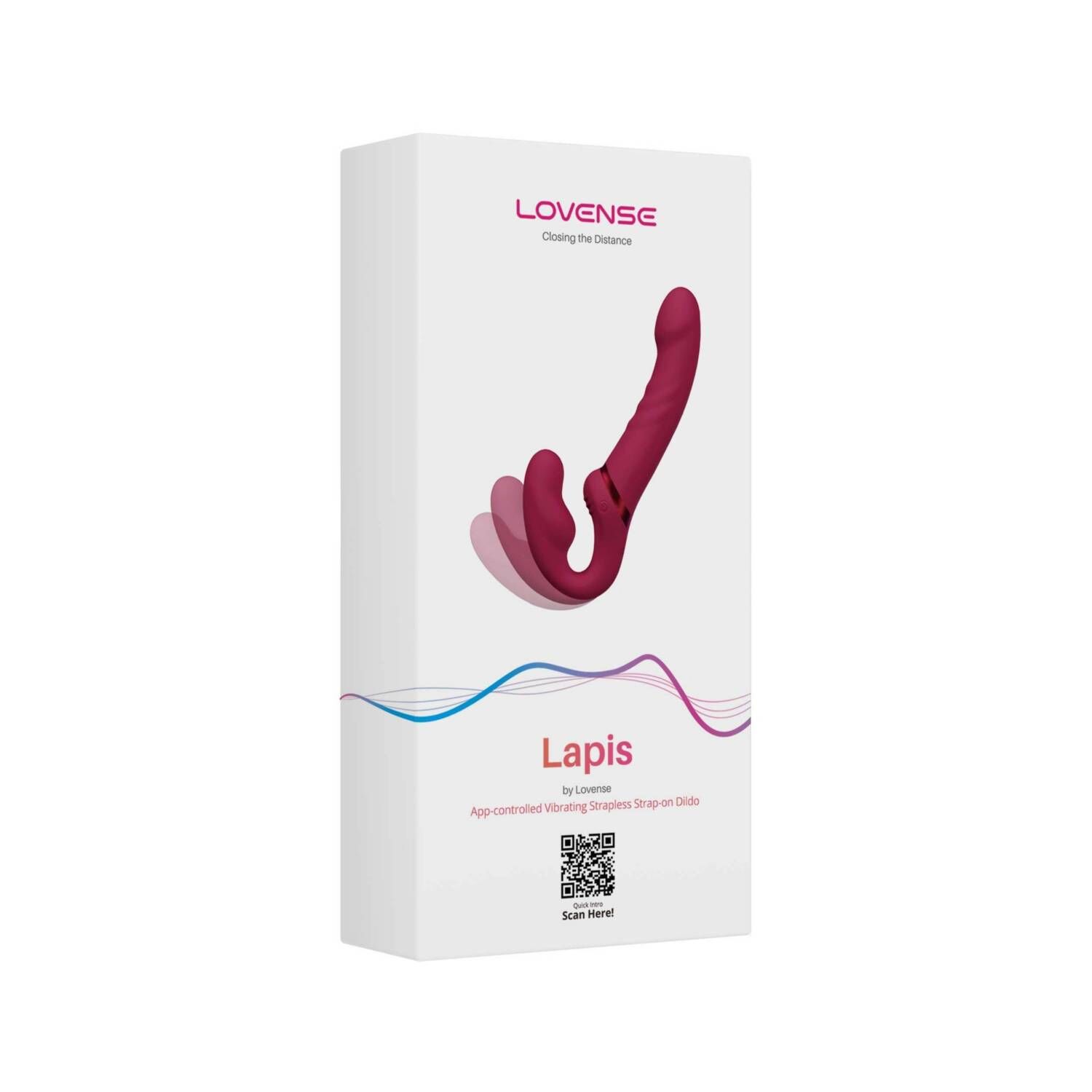   Lovense Lapis vibrating strapless strap-on