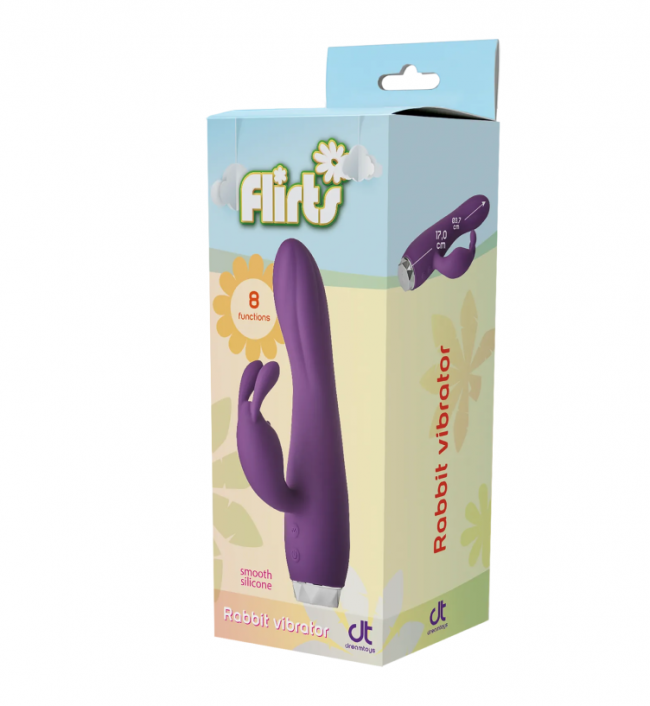 - Dream Toys FLIRTS RABBIT VIBRATOR PURPLE
