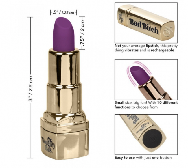     Bad Bitch Lipstick Vibrator
