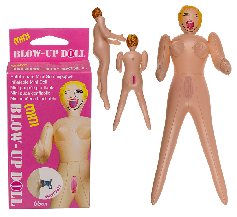 �������� ����-����� Mini Blow-Up Doll Blond Hair, 66 ��