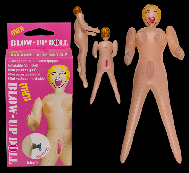�������� ����-����� Mini Blow-Up Doll Blond Hair, 66 ��