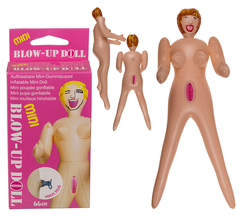 �������� ����-����� Mini Blow-Up Doll Red Hair, 66 ��