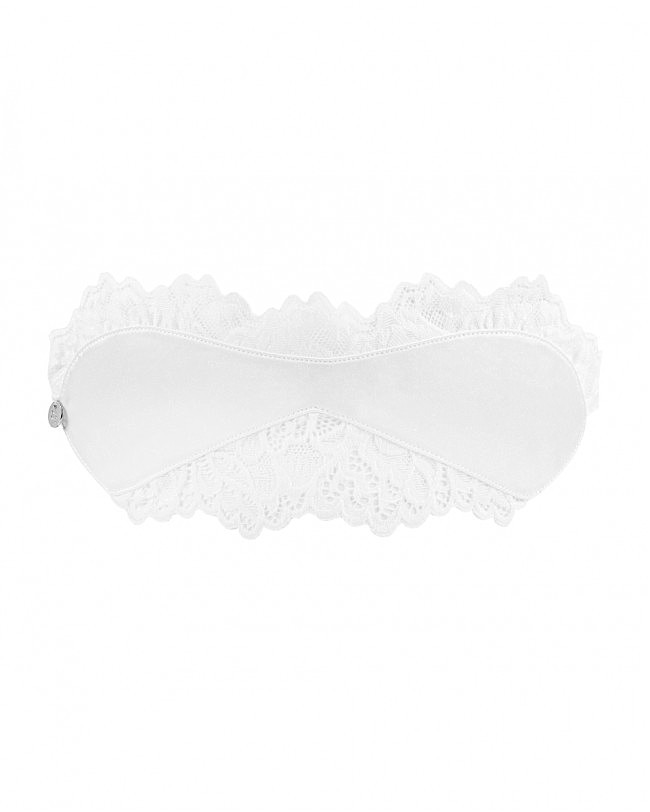      Amor Blanco eye mask white O/S