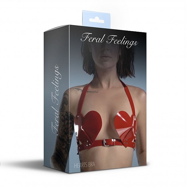   Feral Feelings Hearts Bra