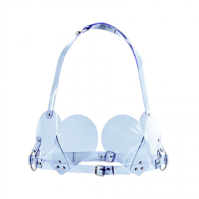    Feral Feelings Hearts Bra Trasparent