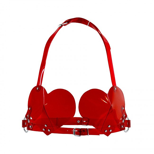    Feral Feelings Hearts Bra Trasparent