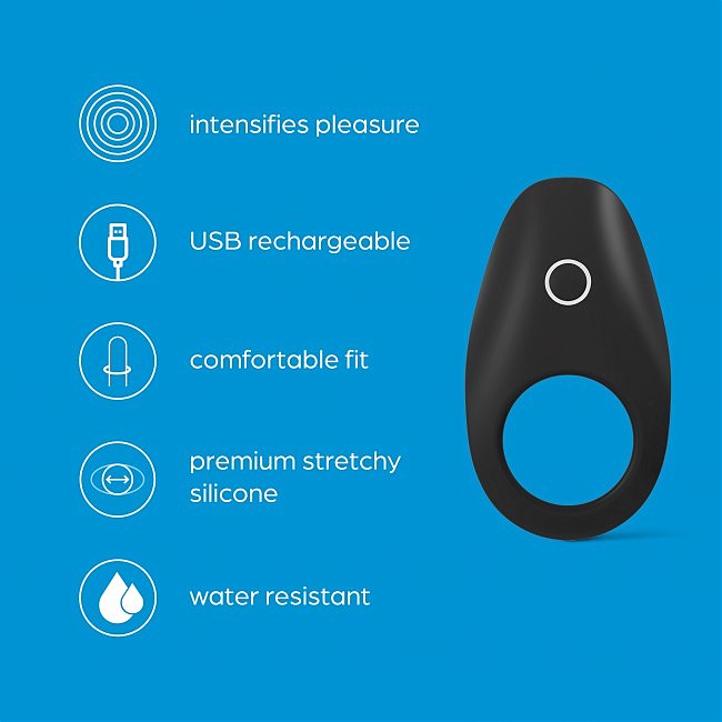   Rechargeable Vibrating Cock Ring So Divine