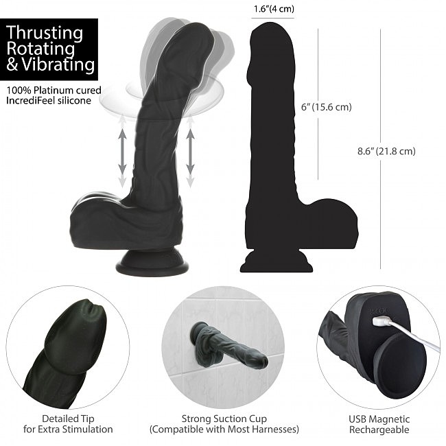 -     Naked Addiction 8.6&#8243; Noir,   