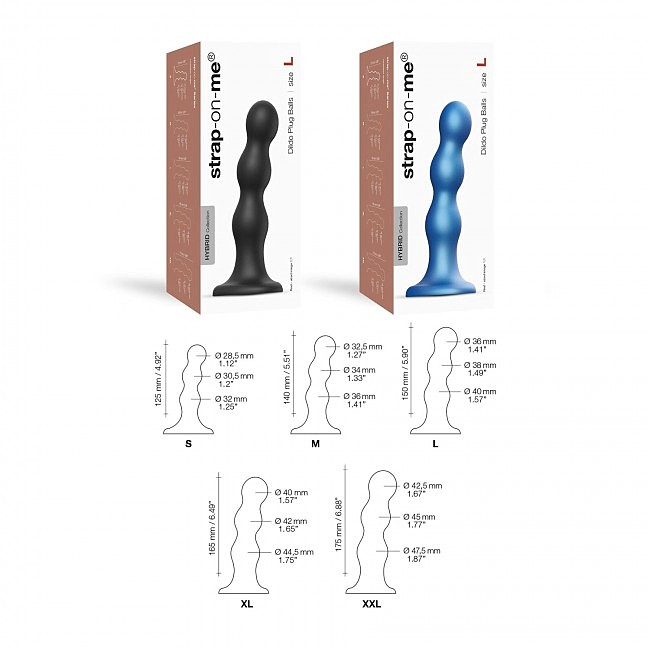     Strap-On-Me Dildo Plug Ball,  S