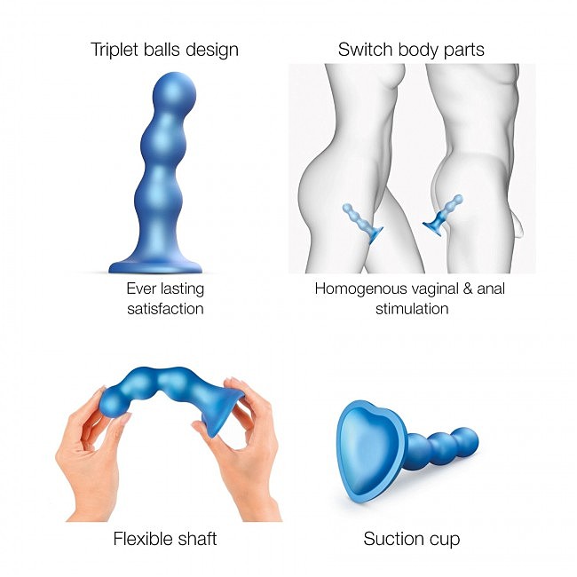     Strap-On-Me Dildo Plug Ball,  S