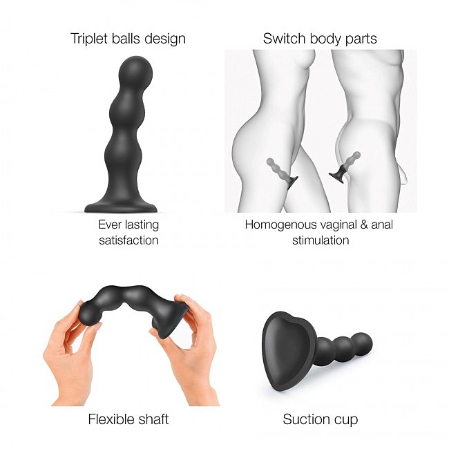     Strap-On-Me Dildo Plug Balls XXL