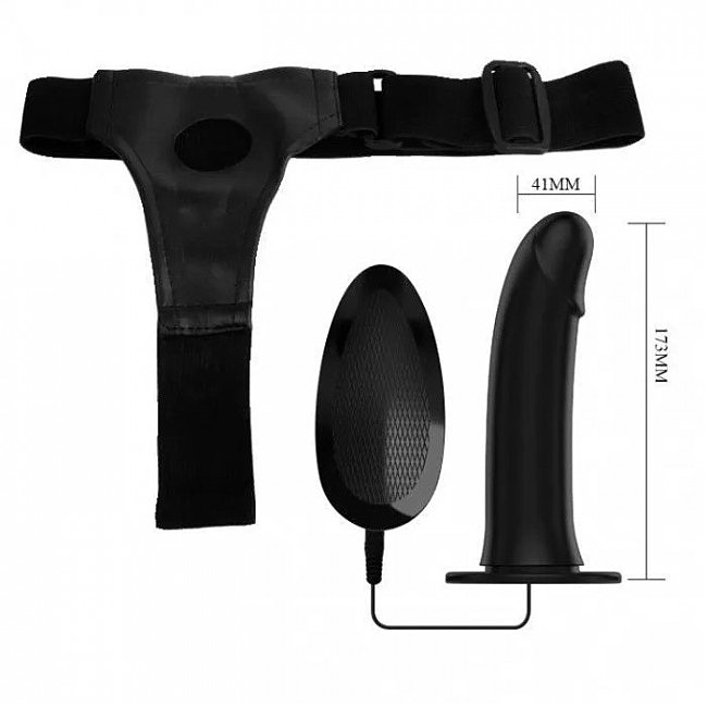     Pretty Love Vito 6,8 vibro strap on Flesh, 