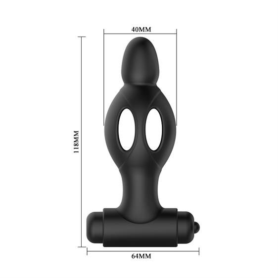    Mr.Play Powerful Vibrator Black