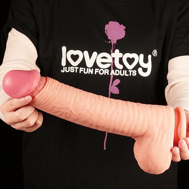  Dual-Layered Silicone Cock 12» Flesh, 5,3 