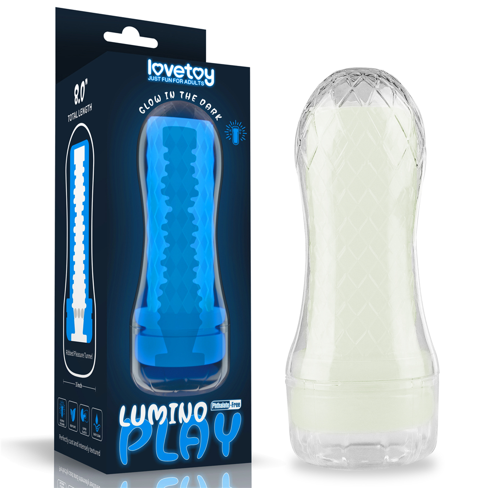 ����������� � ���� Lumino Play Masturbator Crystal Ribbed