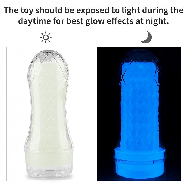 ����������� � ���� Lumino Play Masturbator Crystal Ribbed