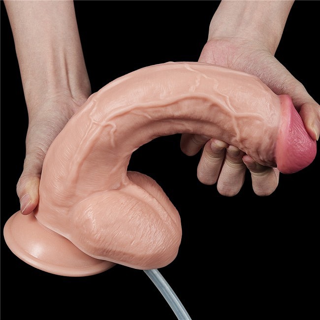   10' Squirt Extreme Dildo Flesh LoveToy, 